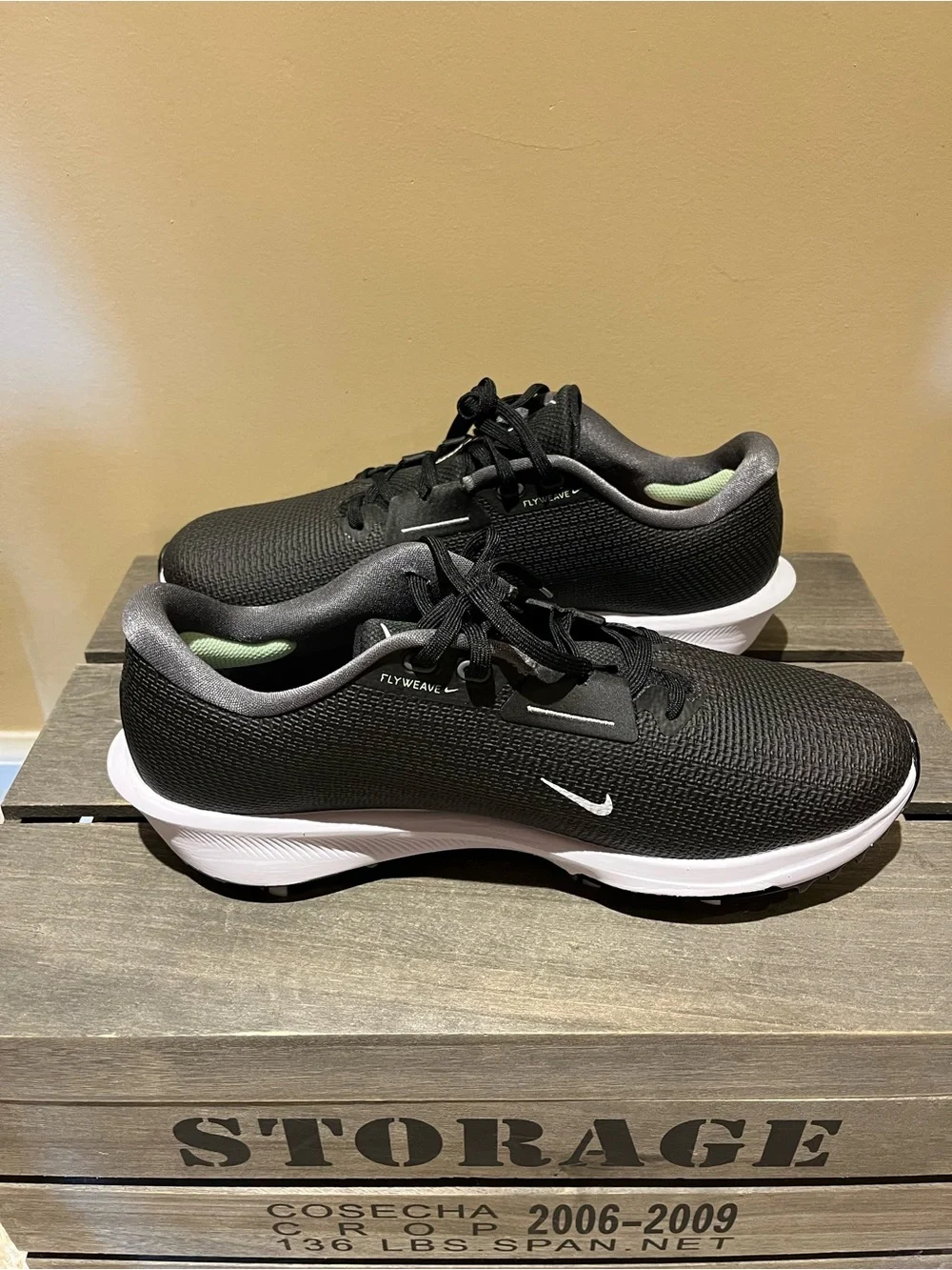 Nike Air Zoom Infinity Tour Next% 2 Golf Shoes/Blk/Wht-Sz Mn 10/Wm 11.5 NWOB